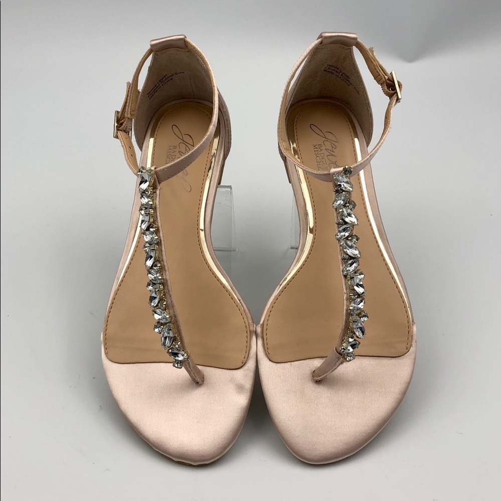 Jewel Badgley Mischka Gaby T-Strap Sandal 5